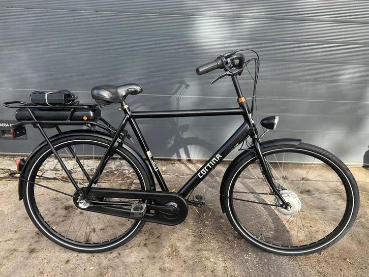 Electrische cortina heren fiets, Fietsen en Brommers, Fietsen | Heren | Herenfietsen, Zo goed als nieuw, Overige merken, 53 tot 57 cm