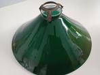Prachtige vintage lampenkap in groen opaalglas, Ophalen