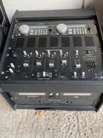 Dubbele Cd speler met boxen,versterker, mengpaneel, micro., Ophalen of Verzenden