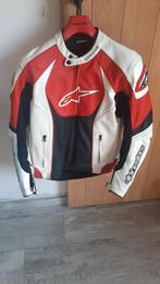 Lederen motorjas Alpinestars " Large" in sportieve kleuren, Ophalen of Verzenden