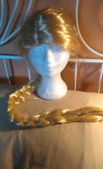 pruik lange blonde vlecht, Ophalen of Verzenden