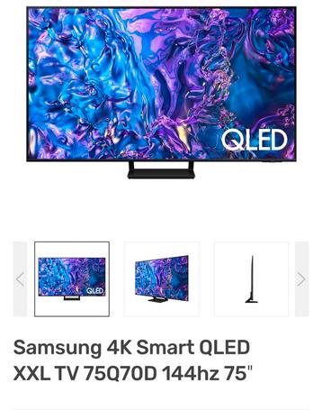 Samsung 75inch nieuw beschikbaar voor biedingen