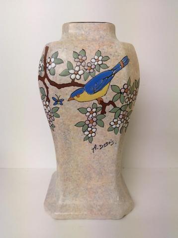 Grand vase signé A.Dubois