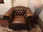 CHESTERFIELD CLUB FAUTEUIL LABEL SPRINGVALE MODEL WOBURN, Huis en Inrichting, Ophalen, Zo goed als nieuw, Leer