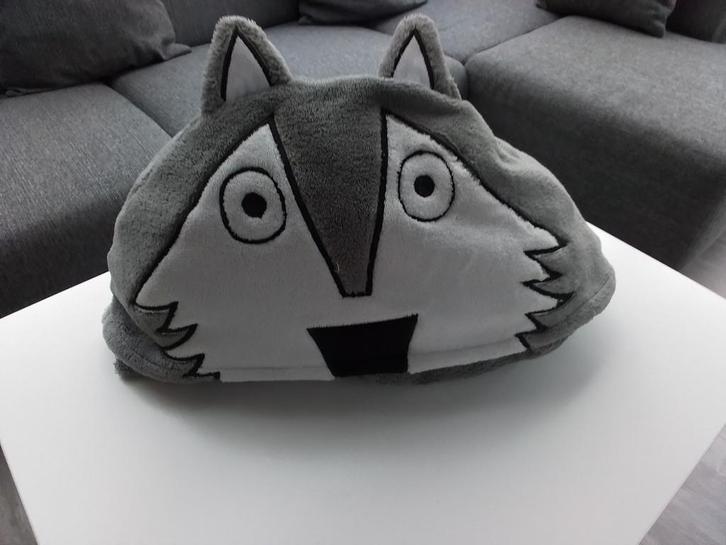 Couverture pour enfant avec capuche et emplacements mains., Huis en Inrichting, Woonaccessoires | Plaids en Woondekens, Zo goed als nieuw