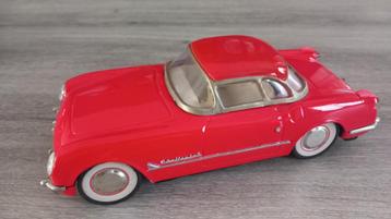 Oud Blikken speelgoed auto corvette MF-316 ( jaren 1950 )