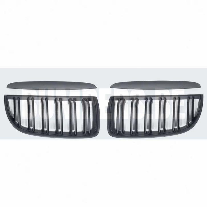 Grill Niergrill matzwart dubbele spijl BMW 3 Serie E90 E91 p, Auto-onderdelen, Overige Auto-onderdelen, Gebruikt, 6 maanden garantie