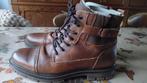 Bullboxer heren veterlaarzen, leder , cognackleur maat 45, Ophalen of Verzenden, Zo goed als nieuw, Boots