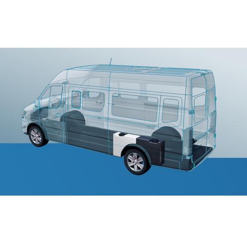 Réservoir de passage de roue de 55L avec raccords, Caravans en Kamperen, Mobilhomes, Bedrijf, Ophalen of Verzenden