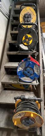 4 rollen kabelhaspels, Doe-het-zelf en Bouw, Ophalen