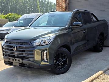 SsangYong Grand Musso - 4x4 - 6.500 KM - Lichte Vracht 5Zits, Auto's, Automaat, 3000 kg, Leder, Bedrijf