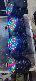 4x Lightmaxx Ledpar56 18x1watt RGB ledspot incl. kist, Muziek en Instrumenten, Ophalen, Gebruikt, Licht, Kleur