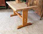 Oude eiken kloostertafel met 2 lades L 150 B 73 H 77, Antiek en Kunst, Ophalen