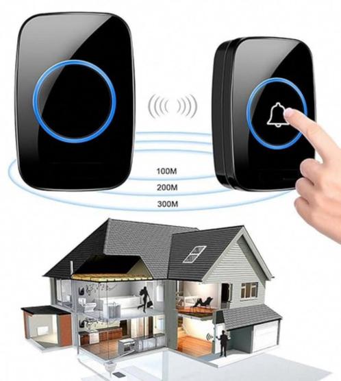 Wireless Doorbell IP44, Huis en Inrichting, Deurbellen, Zo goed als nieuw, Draadloos, Ophalen