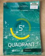 Quadrant - Maths 5, Enlèvement ou Envoi, Comme neuf, Secondaire professionnel, De boeck