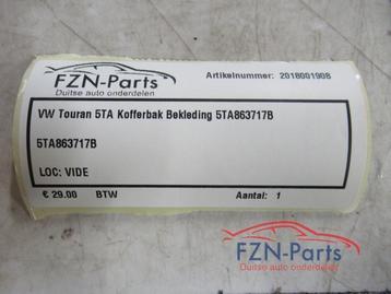 Bekleding bagageruimte Volkswagen Touran (22740184) beschikbaar voor biedingen