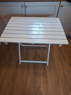 Witte Flexfurn klaptafel – echt hout – krassen aanwezig, Ophalen