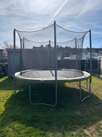 Trampoline 360, sluiting net is stuk., Kinderen en Baby's, Speelgoed | Buiten | Trampolines, Ophalen, Gebruikt