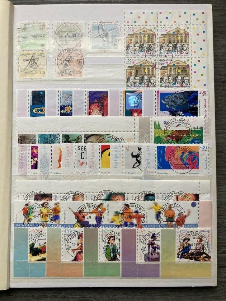 Interessante verzameling toeslagzegels Duitsland gestempeld, Postzegels en Munten, Postzegels | Volle albums en Verzamelingen