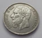 Belgique 5 francs 1865 leopold II, Envoi, Argent, Belgique