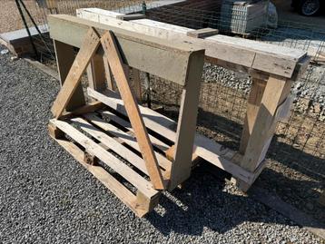 À DONNER | Palette de support + cadre en bois, Enlèvement, Utilisé, Palette