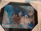 3D prenten wolven, Verzamelen, Foto's en Prenten, Ophalen of Verzenden, Nieuw, Dier, Prent
