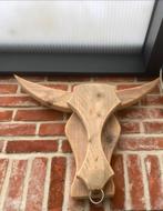Houten runderen kop, Dieren en Toebehoren, Runderen