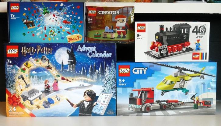 lego 30573, 40253, 40370, 60343, 75981 nieuw = 96 euro, Kinderen en Baby's, Speelgoed | Duplo en Lego, Nieuw, Lego, Complete set