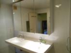 spiegelkast badkamer met dubbele wastafel, Huis en Inrichting, Badkamer | Badkamermeubels, Ophalen, 100 tot 150 cm, Minder dan 25 cm