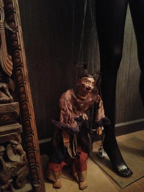Prachtige Antieke grote marionet, Antiek en Kunst, Curiosa en Brocante, Verzenden