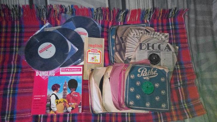 33 et 78 tours disque vinyl vintage musique, CD & DVD, Vinyles | Musique du monde, Utilisé, Autres genres, Autres formats, Envoi