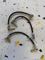 3X Patchkabel Zilver 15 CM, Muziek en Instrumenten, Ophalen of Verzenden, Gebruikt, Overige typen