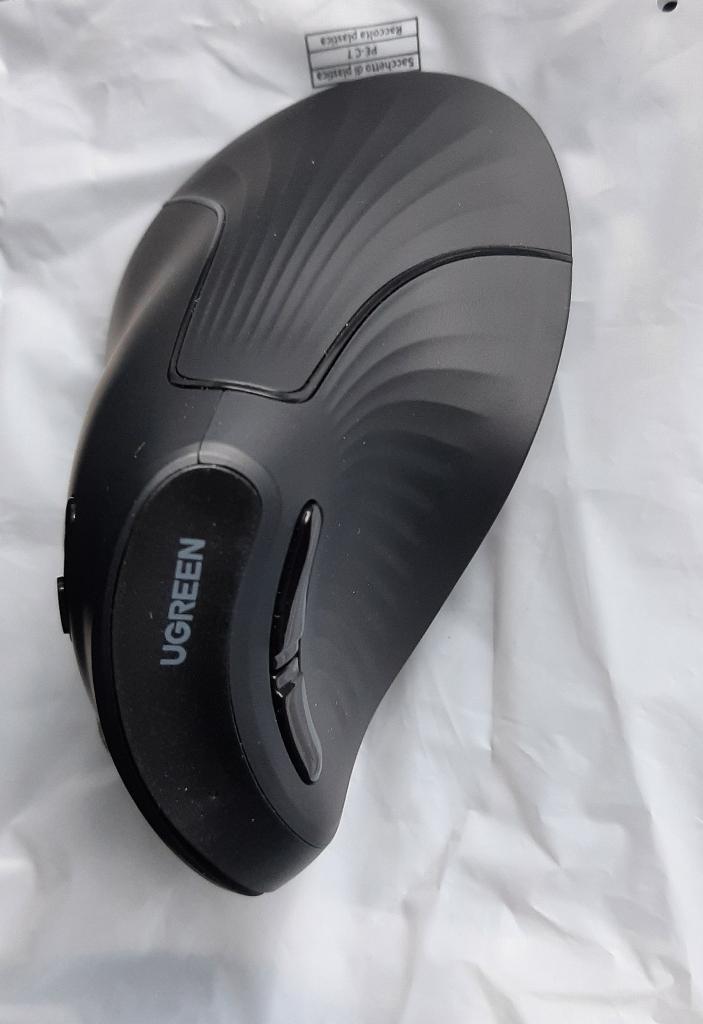 UGREEN (25444) draadloos ergonomisch muis, Computers en Software, Muizen, Nieuw, Muis, Rechtshandig, Draadloos, Ergonomisch, Ophalen of Verzenden