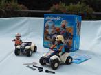 PLaymobil 2 politieagenten met quad & "country" man met quad, Kinderen en Baby's, Speelgoed | Playmobil, Ophalen of Verzenden