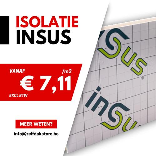 Isolatie Insus, Bricolage & Construction, Isolation & Étanchéité, Neuf, Isolation des murs, Isolation de toiture, Mousse rigide (PIR)