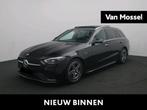 Mercedes-Benz C-Klasse 180 AMG LINE Break + PANORAMISCH DAK, Auto's, Automaat, Zwart, 4 cilinders, Zwart