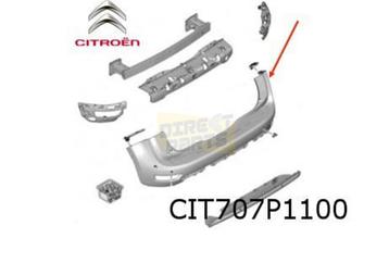 Citroën C4 SpaceTourer (6/18-) achterbumper (Te Spuiten) Ori