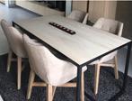 Mooie set , tafel en 4 stoelen,in zeer goede staat!, Huis en Inrichting, Tafels | Eettafels, Ophalen, 100 tot 150 cm, Eikenhout
