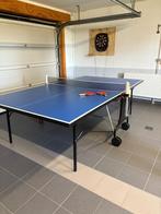 Table de ping-pong, Sport en Fitness, Tafeltennis, Ophalen, Zo goed als nieuw, Tafel Indoor, Inklapbaar