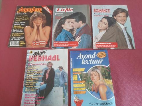 Set van 5 vintage romantische tijdschriften – jaren 80/90, Verzamelen, Tijdschriften, Kranten en Knipsels, Ophalen of Verzenden