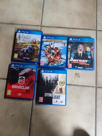 Ps4 spellen.  beschikbaar voor biedingen