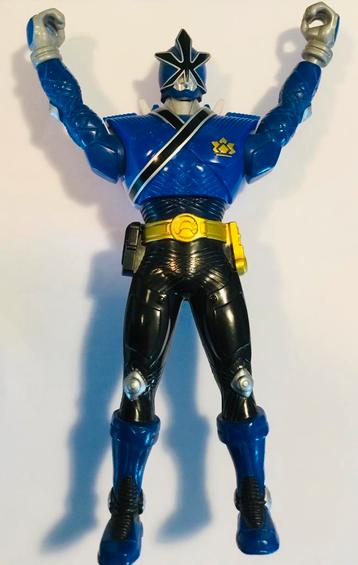 Power Ranger samouraï bleu réversible 2011 Bandai, Enlèvement ou Envoi, Utilisé