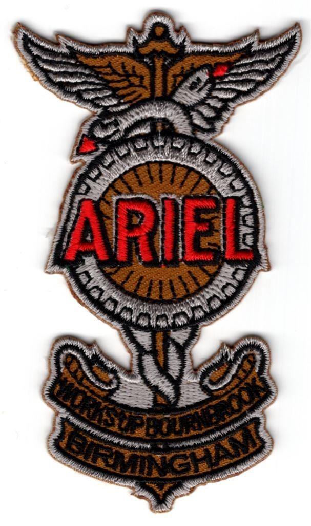 Ariel stoffen opstrijk patch embleem #1, Motoren, Accessoires | Overige, Nieuw, Verzenden