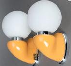 vintage set wandlampen Luigi Colani space age curry, Enlèvement, Maison et Meubles
