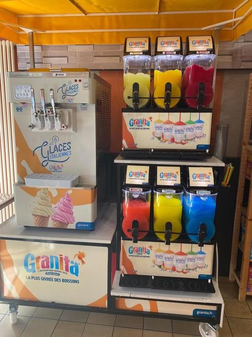 2 machines à Granité et 1 machine glace à l’Italienne, Zakelijke goederen, Horeca | Food, IJs, Ophalen