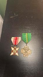 Medaille rode kruis & ACV, Ophalen of Verzenden, Overige soorten, Lintje, Medaille of Wings