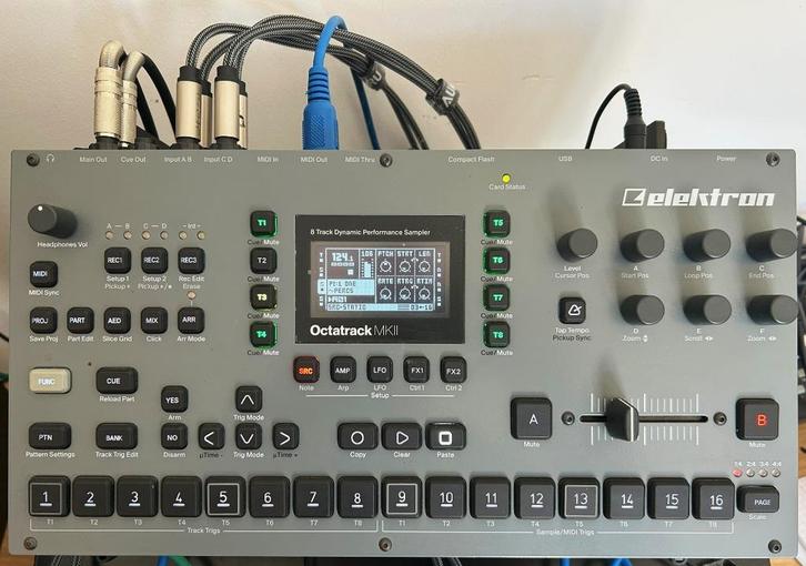 Octatrack MKII, Muziek en Instrumenten, Effecten, Zo goed als nieuw, Chorus, Delay of Echo, Distortion, Overdrive of Fuzz, Reverb