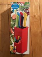 Messenblok 6 messen verschillend type, Ophalen of Verzenden, Nieuw, Kunststof, Los bestek