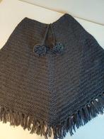 Zwarte poncho Maat 146/152, Verzenden, Zo goed als nieuw, Meisje, Trui of Vest