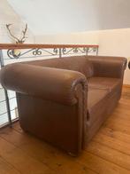 Stoere lederen clubs/zetels/fauteuils  prijs per stuk, Ophalen, Zo goed als nieuw